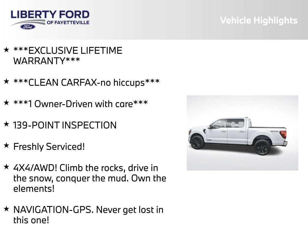 Certified 2025 Ford F150 Lariat w/ Equipment Group 501A Mid AWD/4WD image 5