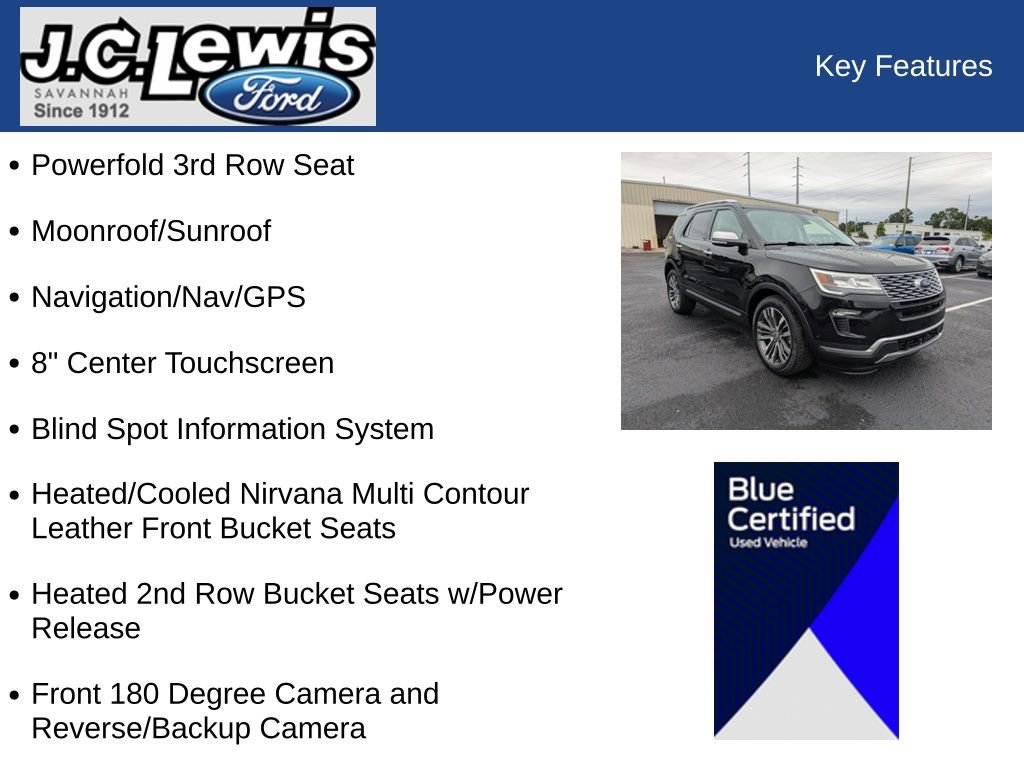 Certified 2019 Ford Explorer Platinum AWD/4WD image 34