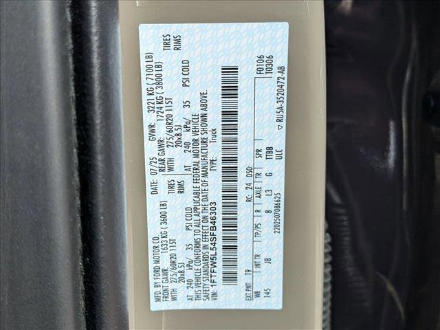 Certified 2025 Ford F150 Lariat w/ Equipment Group 502A High AWD/4WD image 23