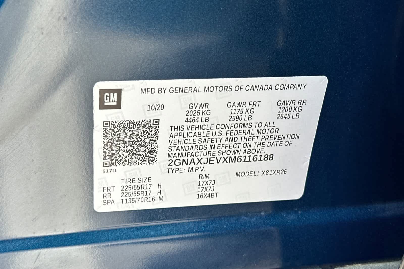Used 2021 Chevrolet Equinox LT w/ LPO, Floor Liner Package FWD image 30