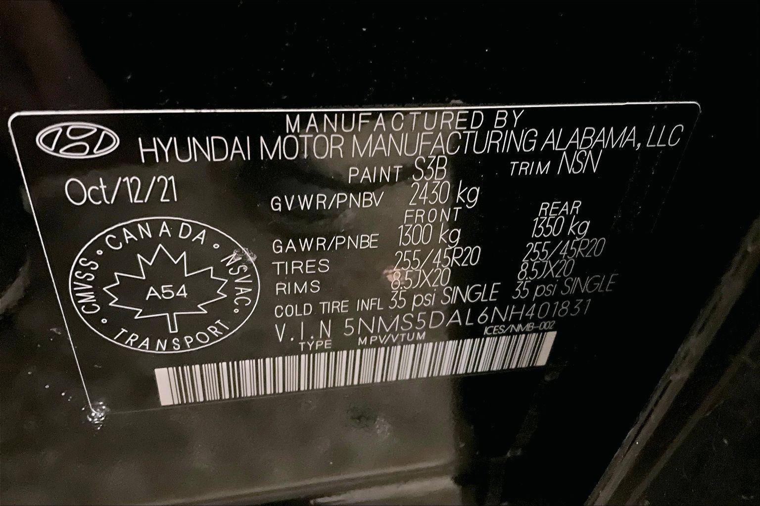 Used 2022 Hyundai Santa Fe Calligraphy image 32