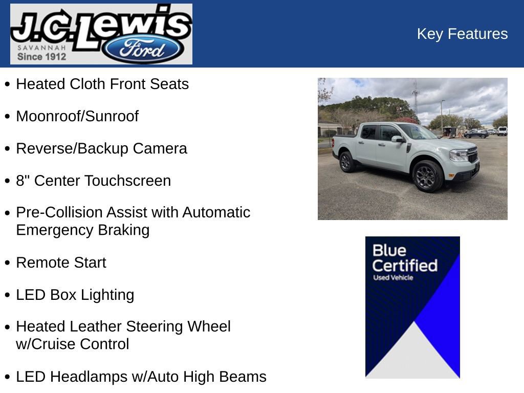 Certified 2022 Ford Maverick XLT w/ XLT Luxury Package image 32