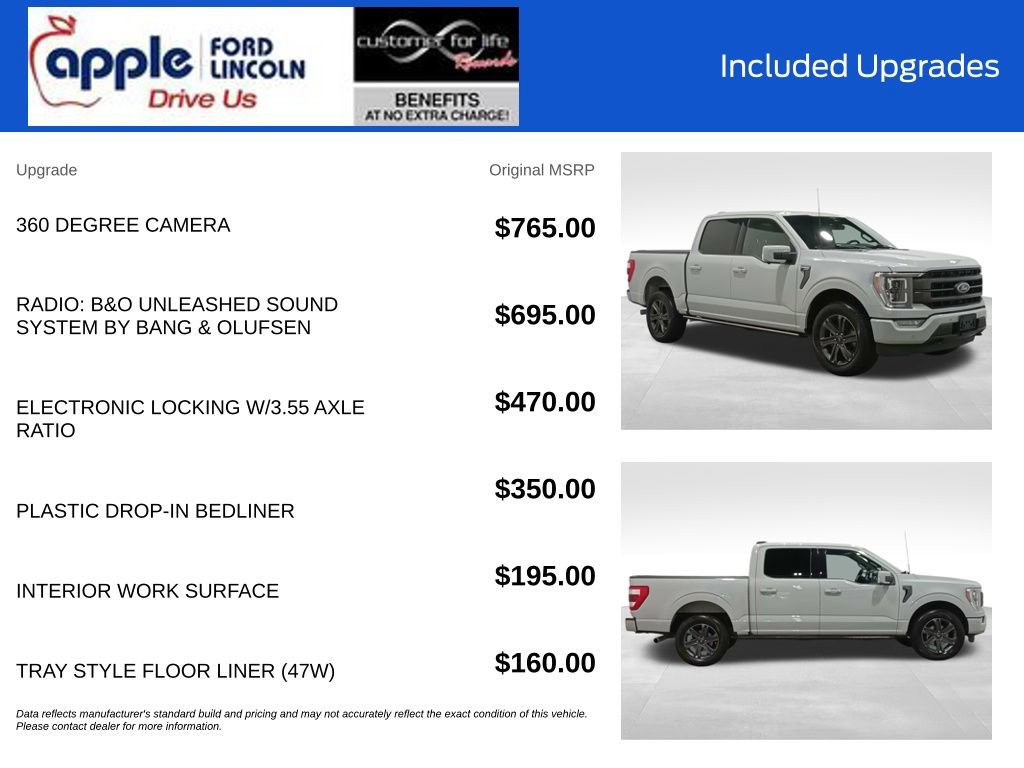 Certified 2023 Ford F150 Lariat w/ Equipment Group 502A High AWD/4WD image 5