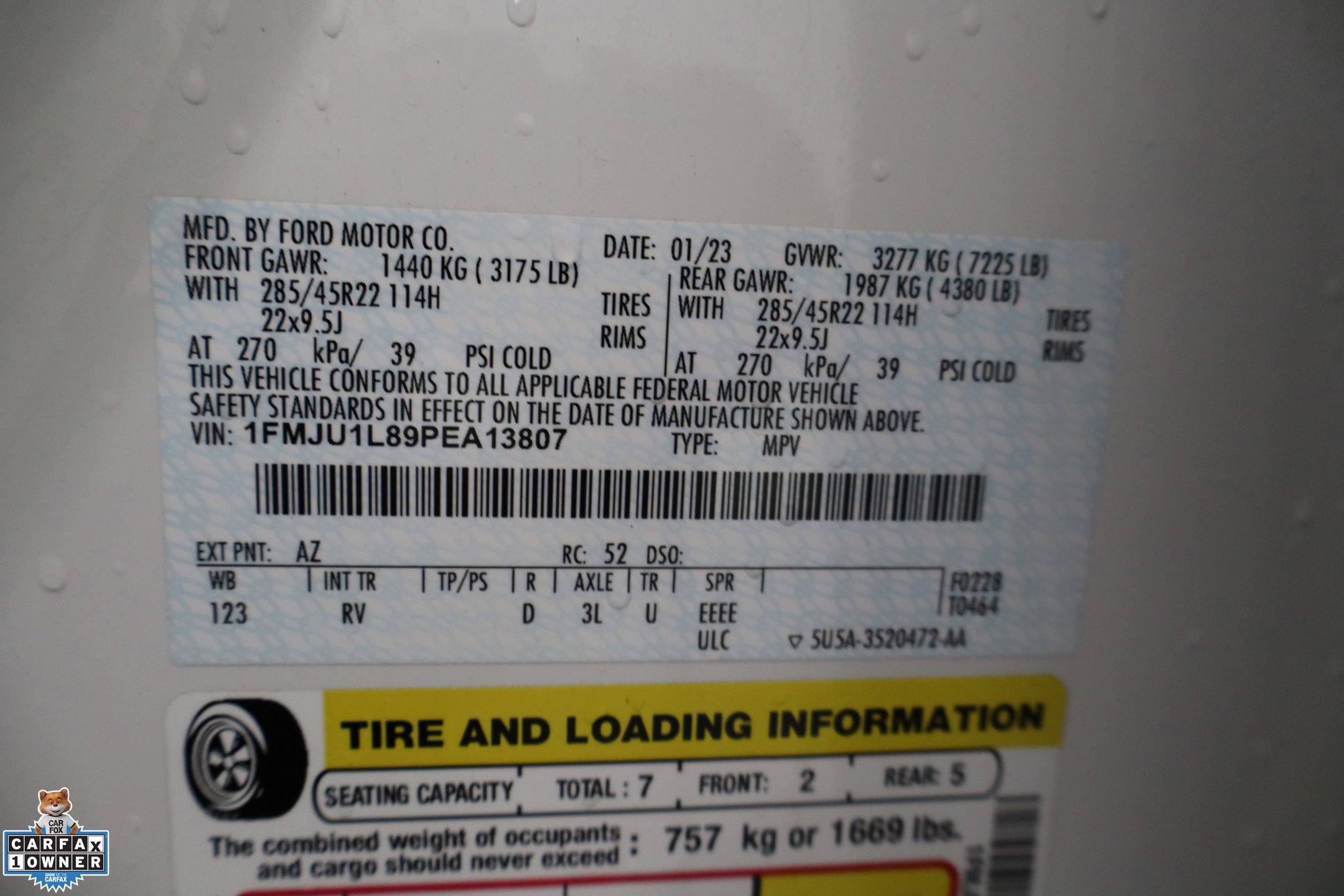 Certified 2023 Ford Expedition Platinum image 40