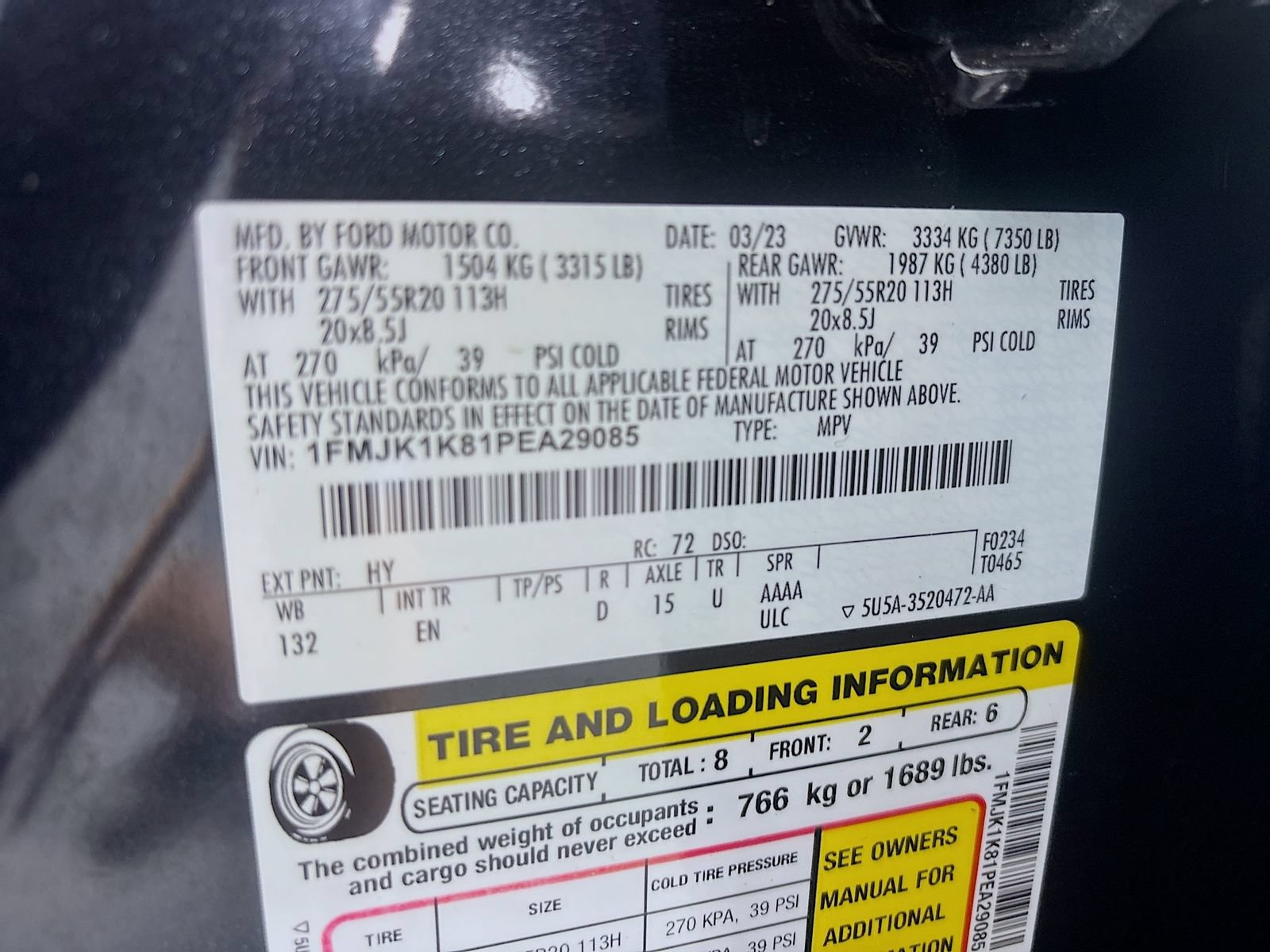 Certified 2023 Ford Expedition Max Limited RWD image 35