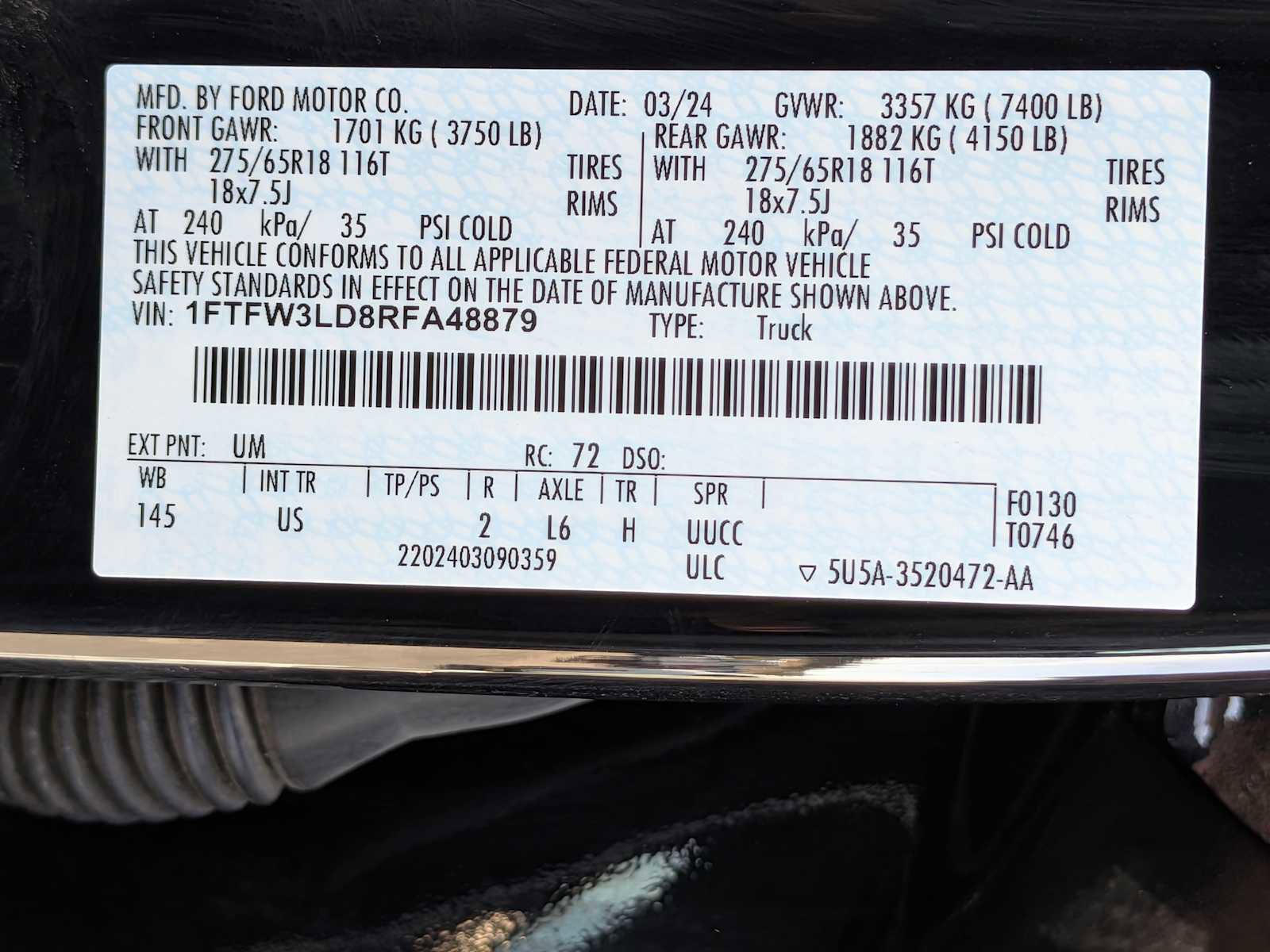 Certified 2024 Ford F150 XLT w/ Mobile Office Package image 43