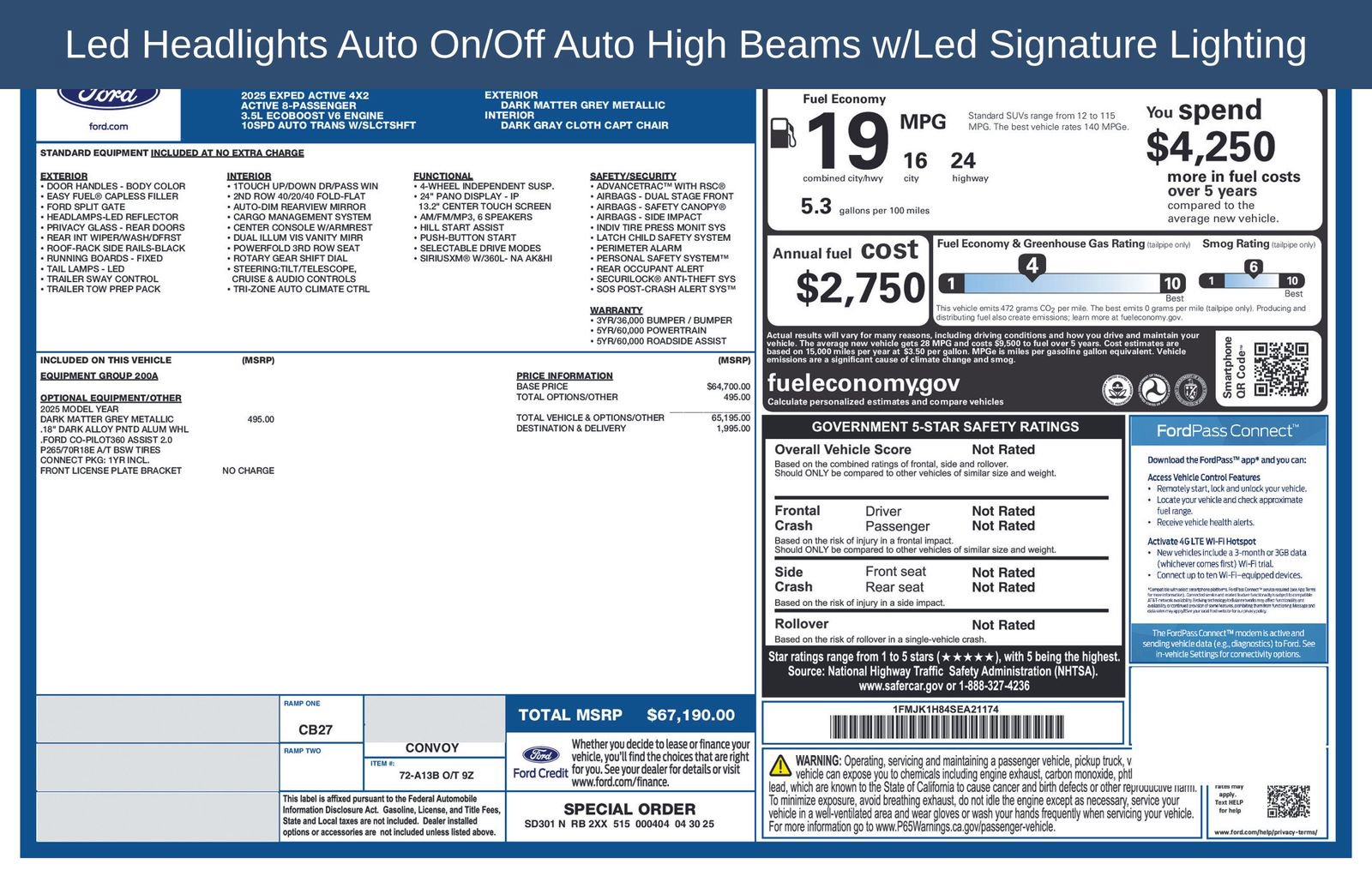Certified 2025 Ford Expedition Max Active RWD image 31