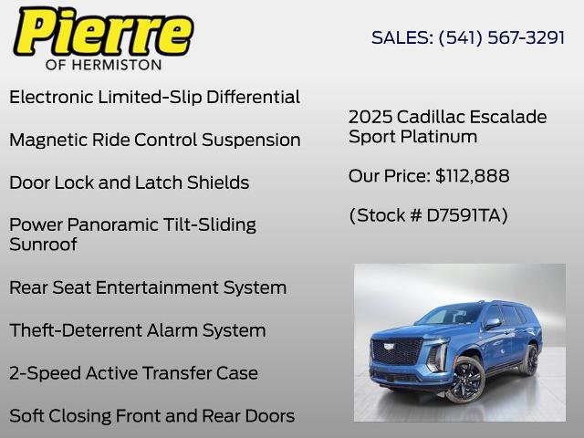 Used 2025 Cadillac Escalade Sport Platinum image 36