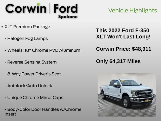 Certified 2022 Ford F350 XLT w/ XLT Premium Package image 12
