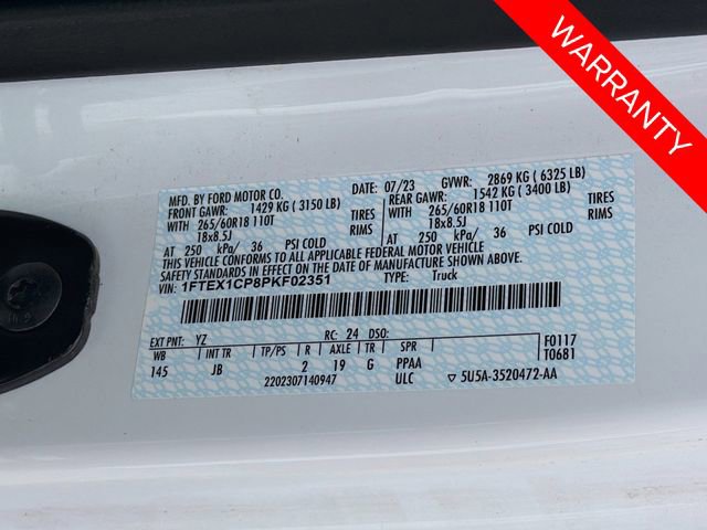 Certified 2023 Ford F150 XL w/ STX Appearance Package RWD image 32