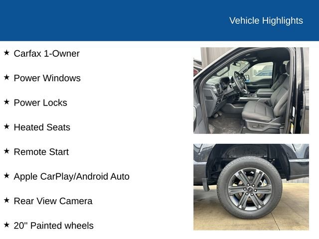 Certified 2023 Ford F150 XLT w/ Equipment Group 302A High image 2