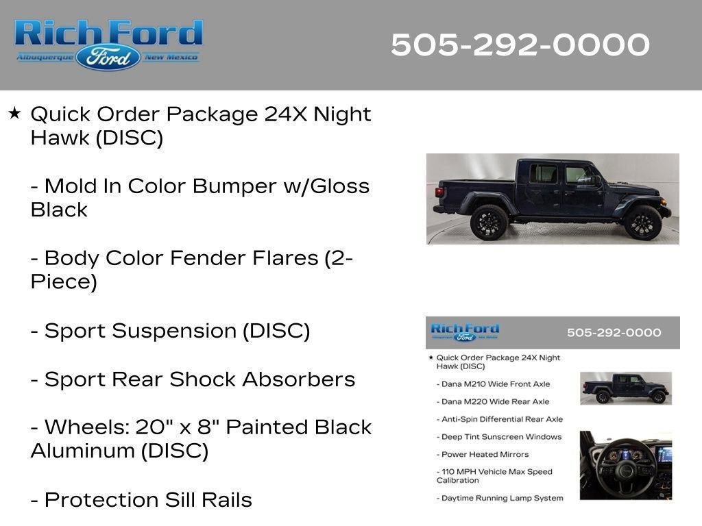 Used 2025 Jeep Gladiator Sport AWD/4WD image 63