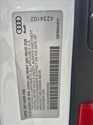 Used 2022 Audi A4 2.0T Premium w/ Convenience Package AWD/4WD image 23