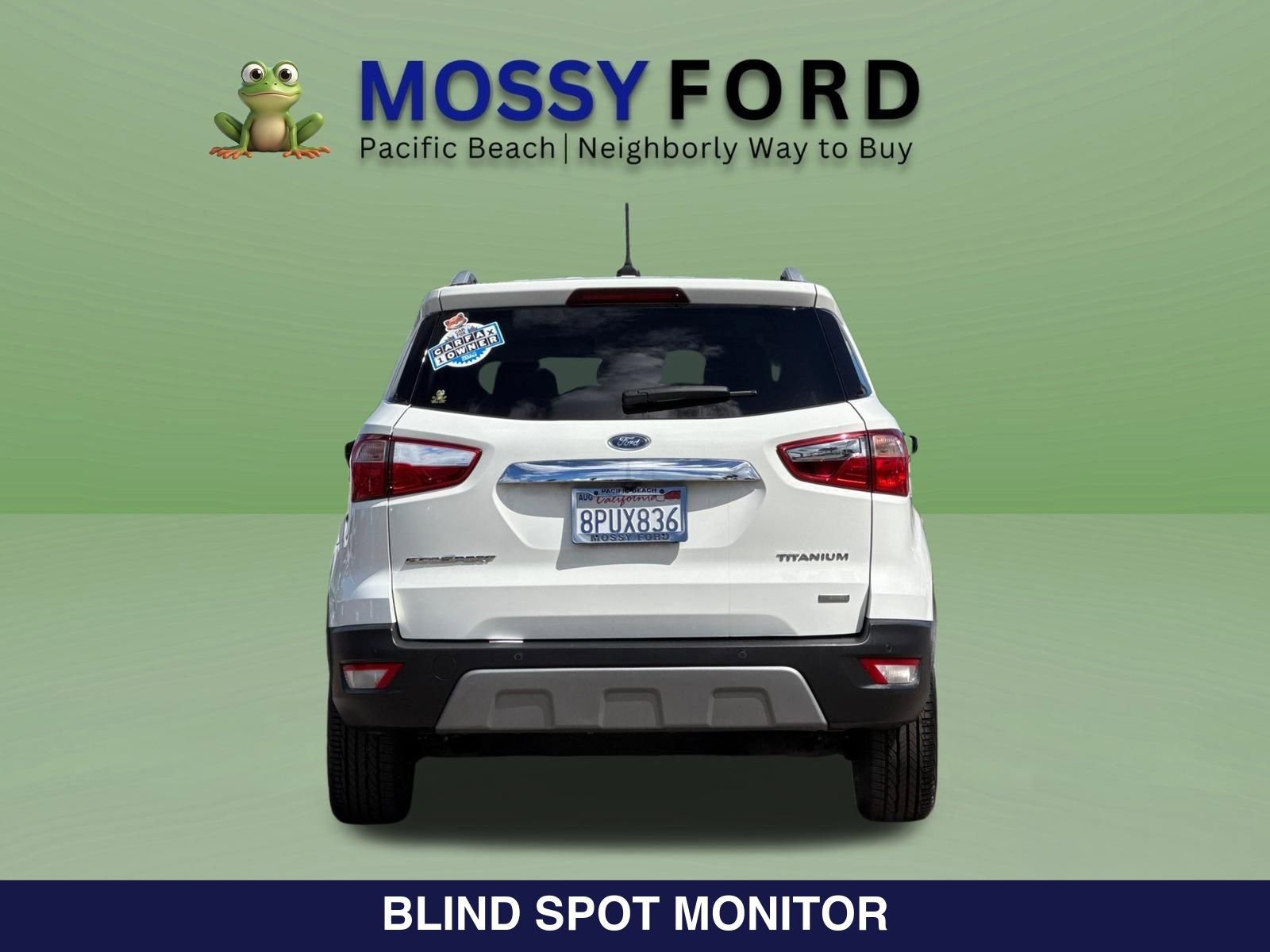 Certified 2019 Ford EcoSport Titanium w/ Interior Protection Package FWD image 7