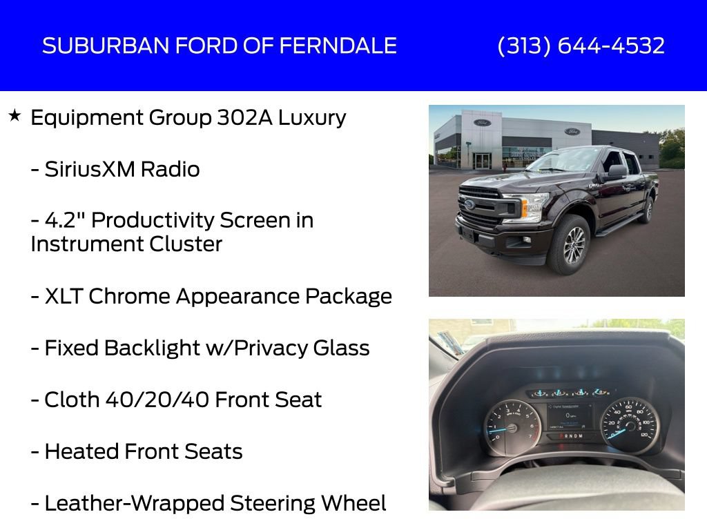 Certified 2020 Ford F150 XLT w/ Equipment Group 302A Luxury AWD/4WD image 9