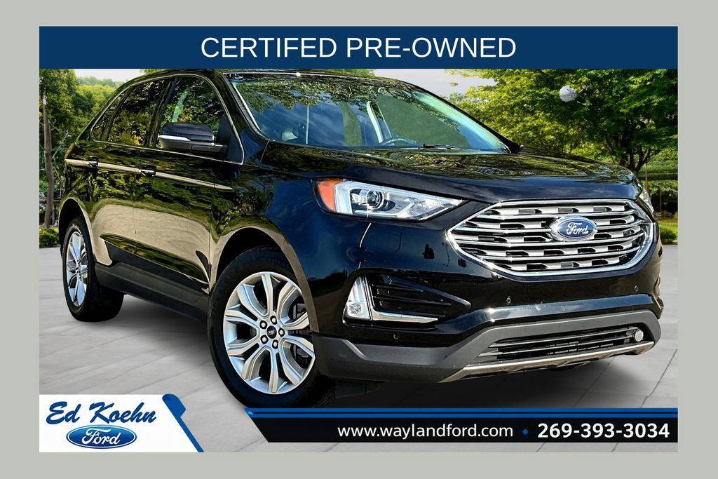 Certified 2021 Ford Edge Titanium w/ Cargo Accessory Package
