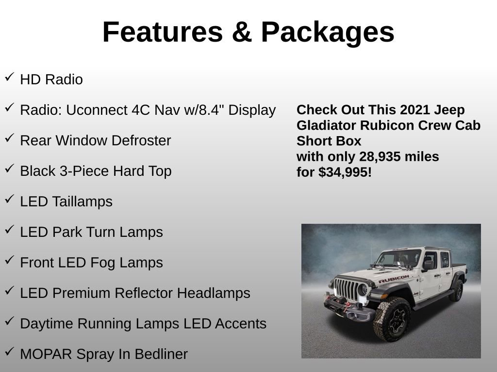 Used 2021 Jeep Gladiator Rubicon image 8