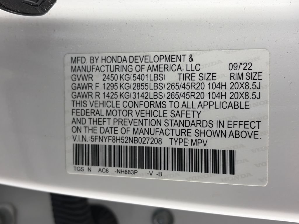 Used 2022 Honda Passport EX-L image 9