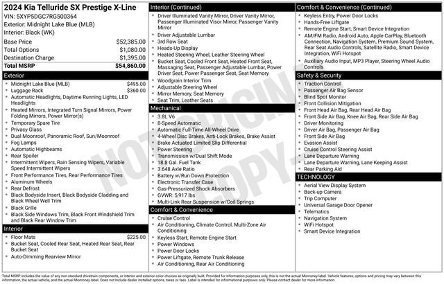 Used 2024 Kia Telluride SX Prestige X-Line image 39