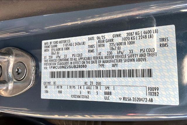 Certified 2025 Ford Escape ST-Line w/ Equipment Group 301A FWD image 31