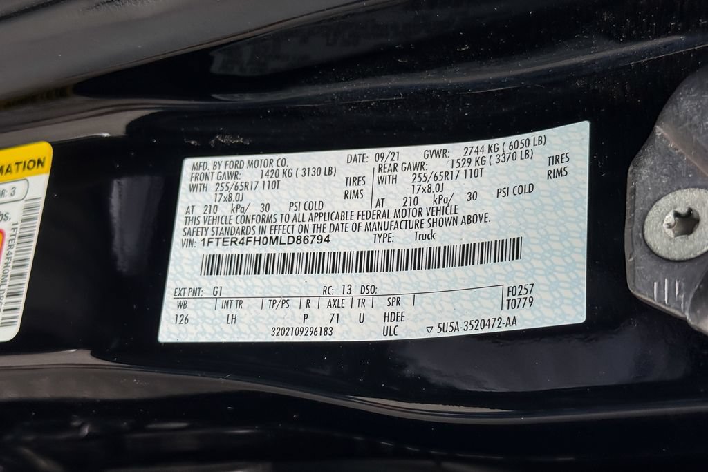 Certified 2021 Ford Ranger XLT w/ Equipment Group 302A High AWD/4WD image 21