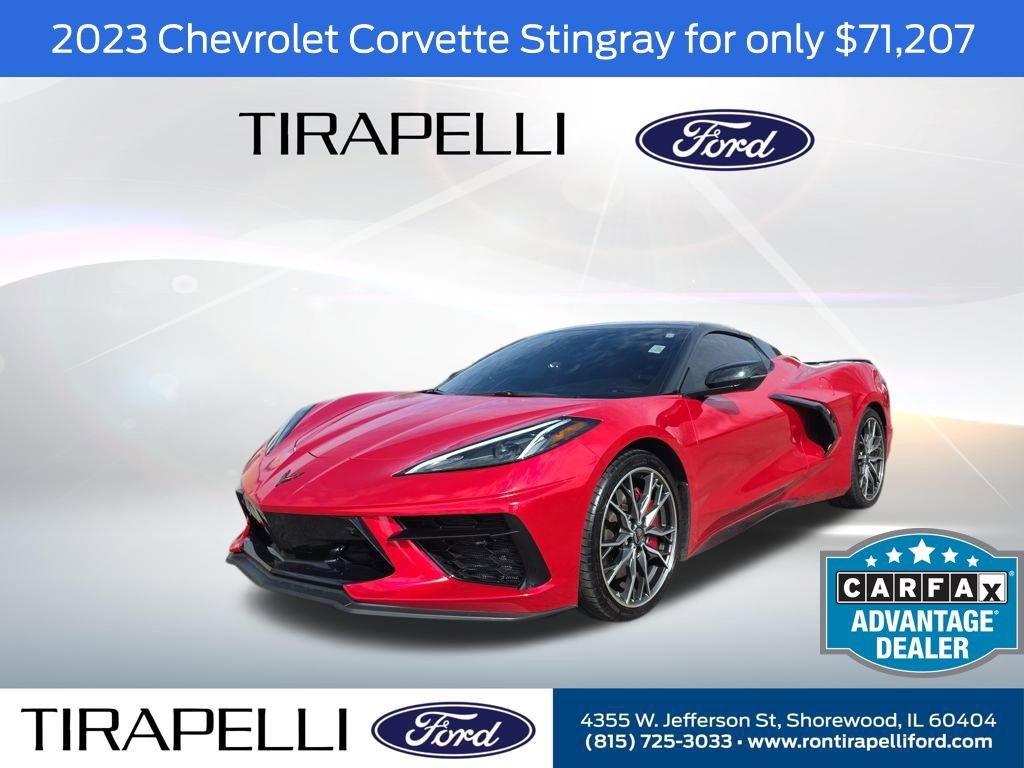 Used 2023 Chevrolet Corvette Stingray Preferred Conv w/ Z51 Performance Package RWD image 1
