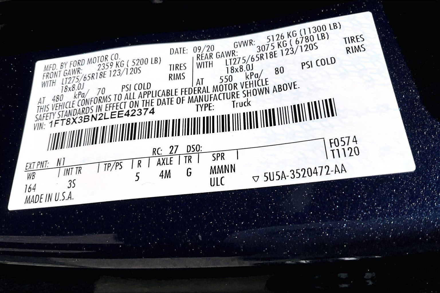 Certified 2020 Ford F350 XLT w/ XLT Value Package AWD/4WD image 33