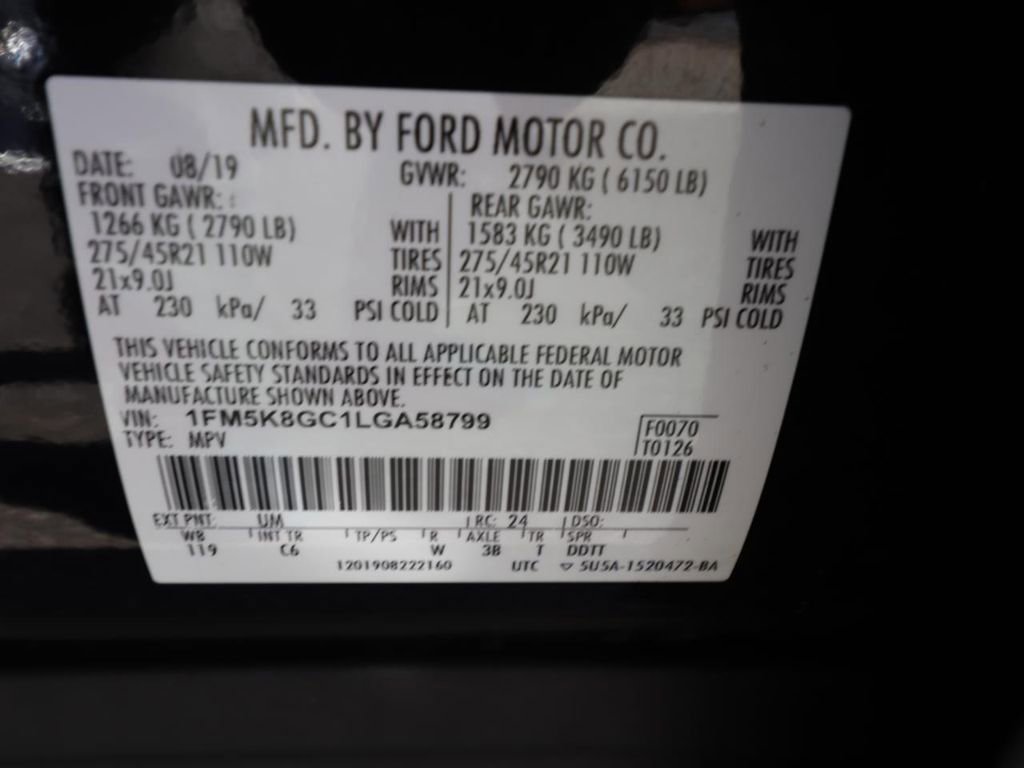 Certified 2020 Ford Explorer ST w/ ST Street Pack AWD/4WD image 26