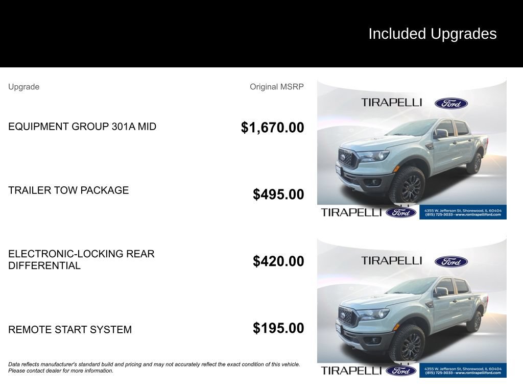 Certified 2023 Ford Ranger XLT w/ Equipment Group 301A Mid AWD/4WD image 12