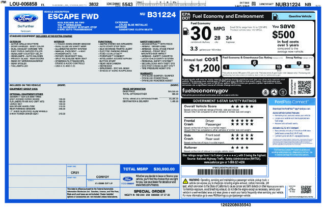 Certified 2022 Ford Escape SE FWD image 5