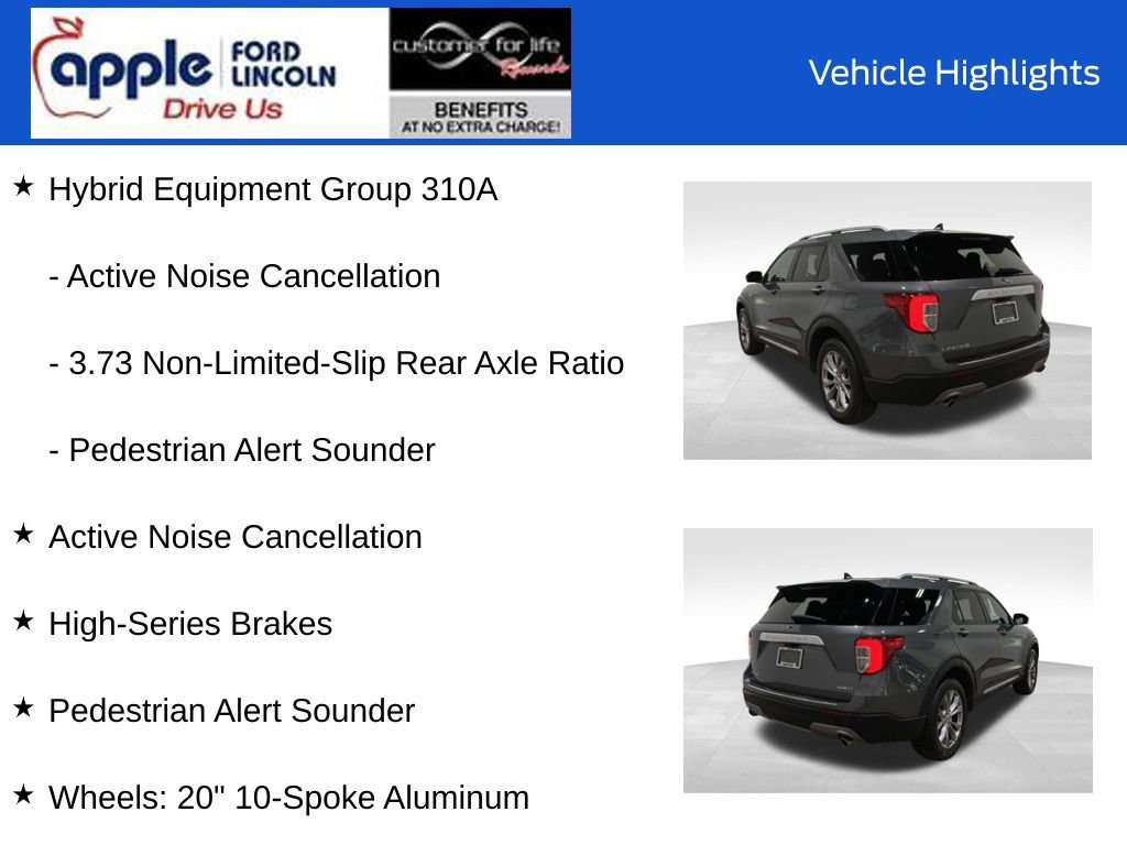 Certified 2023 Ford Explorer Limited w/ Equipment Group 301A image 14