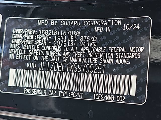 Used 2025 Subaru BRZ Limited RWD image 36