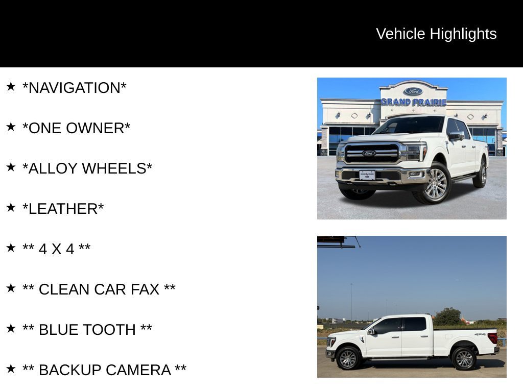 Certified 2024 Ford F150 Lariat w/ Tow/Haul Package AWD/4WD image 4