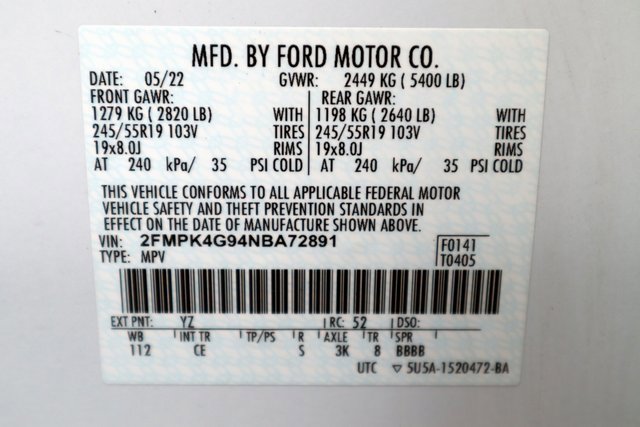 Certified 2022 Ford Edge SE w/ Black Appearance Package image 34