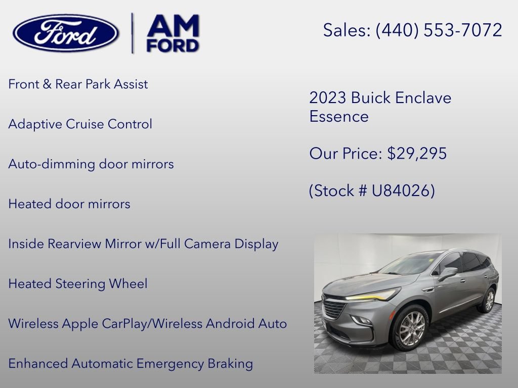 Used 2023 Buick Enclave Essence w/ Experience Buick Package AWD/4WD image 24