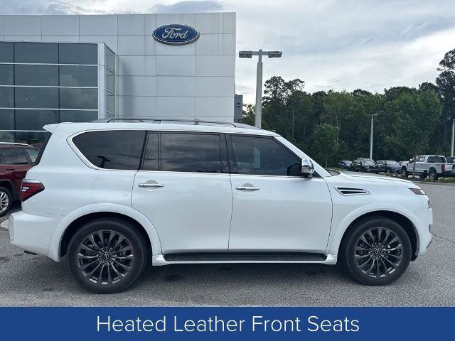 Used 2023 Nissan Armada Platinum w/ Captain's Chairs Package RWD video 2