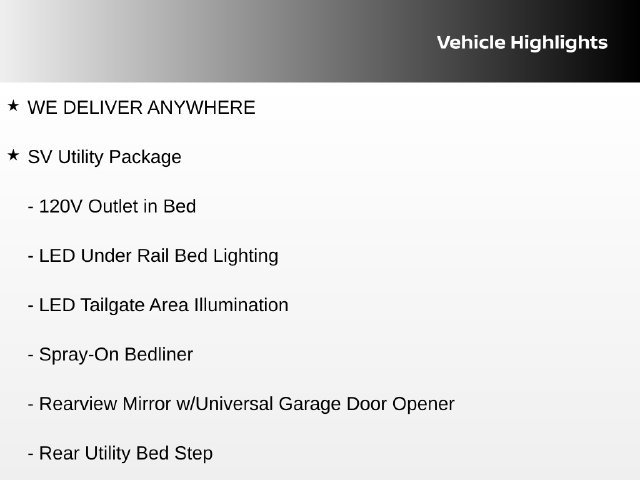 Used 2024 Nissan Titan SV w/ SV Convenience Package RWD image 9