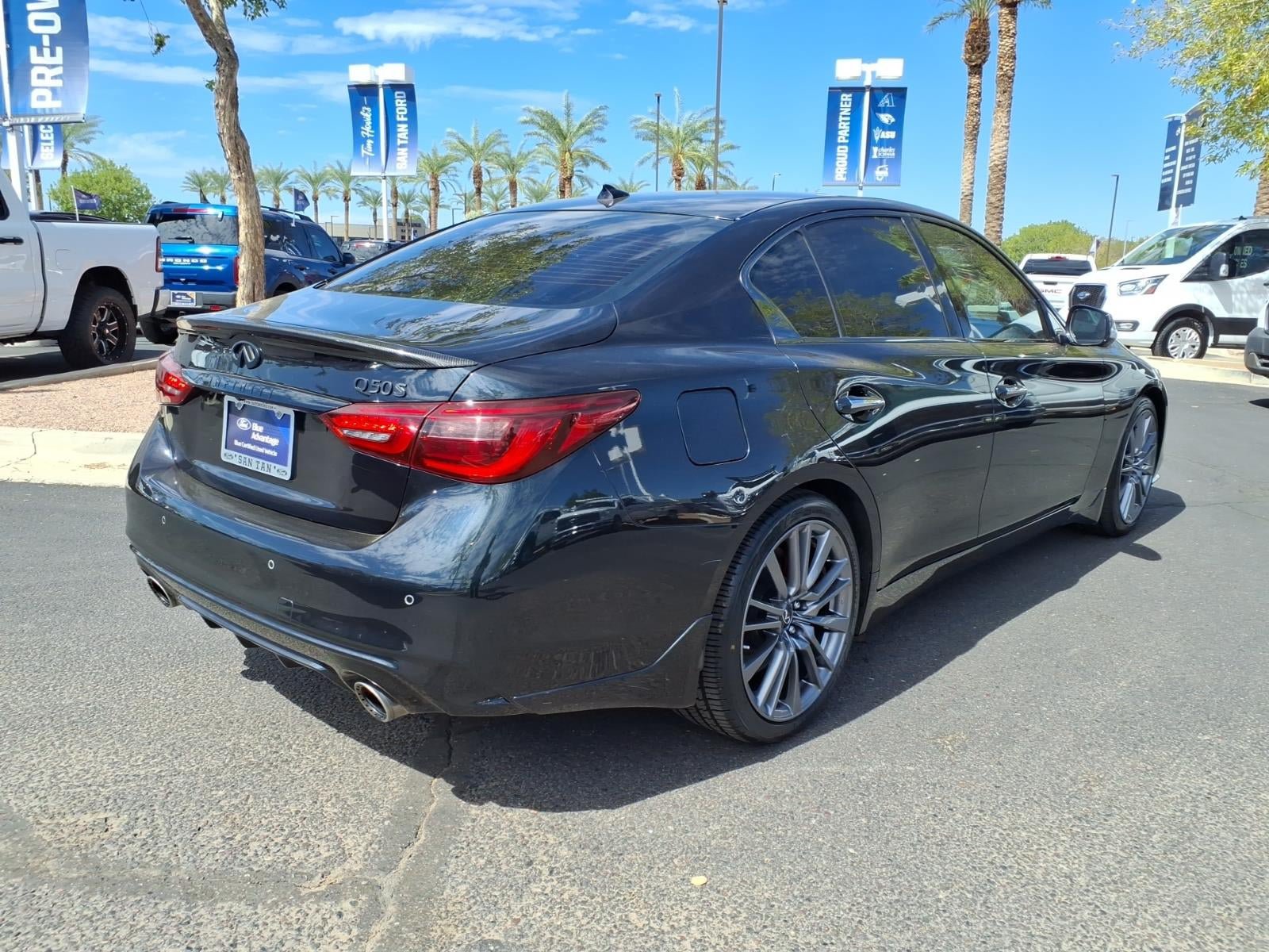 Used 2023 INFINITI Q50 Red Sport 400 w/ Black Opal Edition RWD image 4