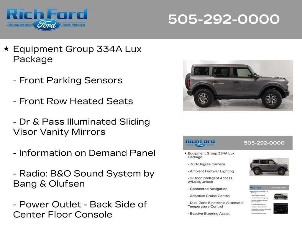 Certified 2025 Ford Bronco Badlands AWD/4WD image 38