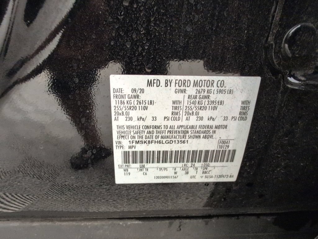Certified 2020 Ford Explorer Limited w/ Class III Trailer Tow Package AWD/4WD image 42