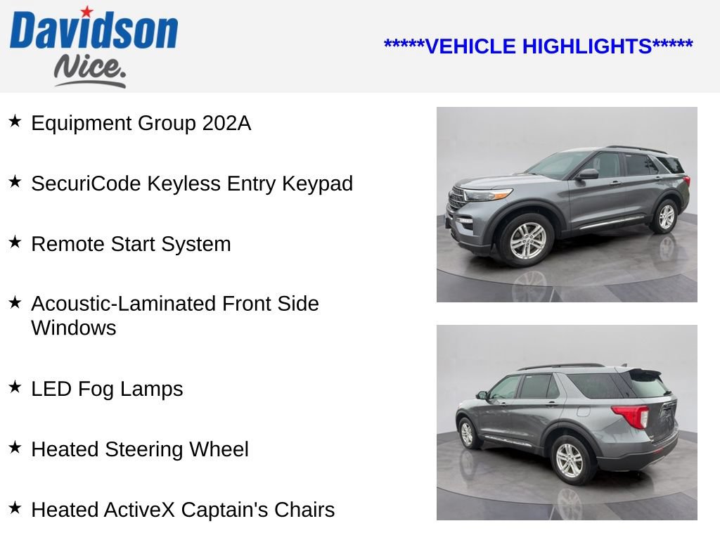 Certified 2023 Ford Explorer XLT w/ Equipment Group 202A AWD/4WD image 4