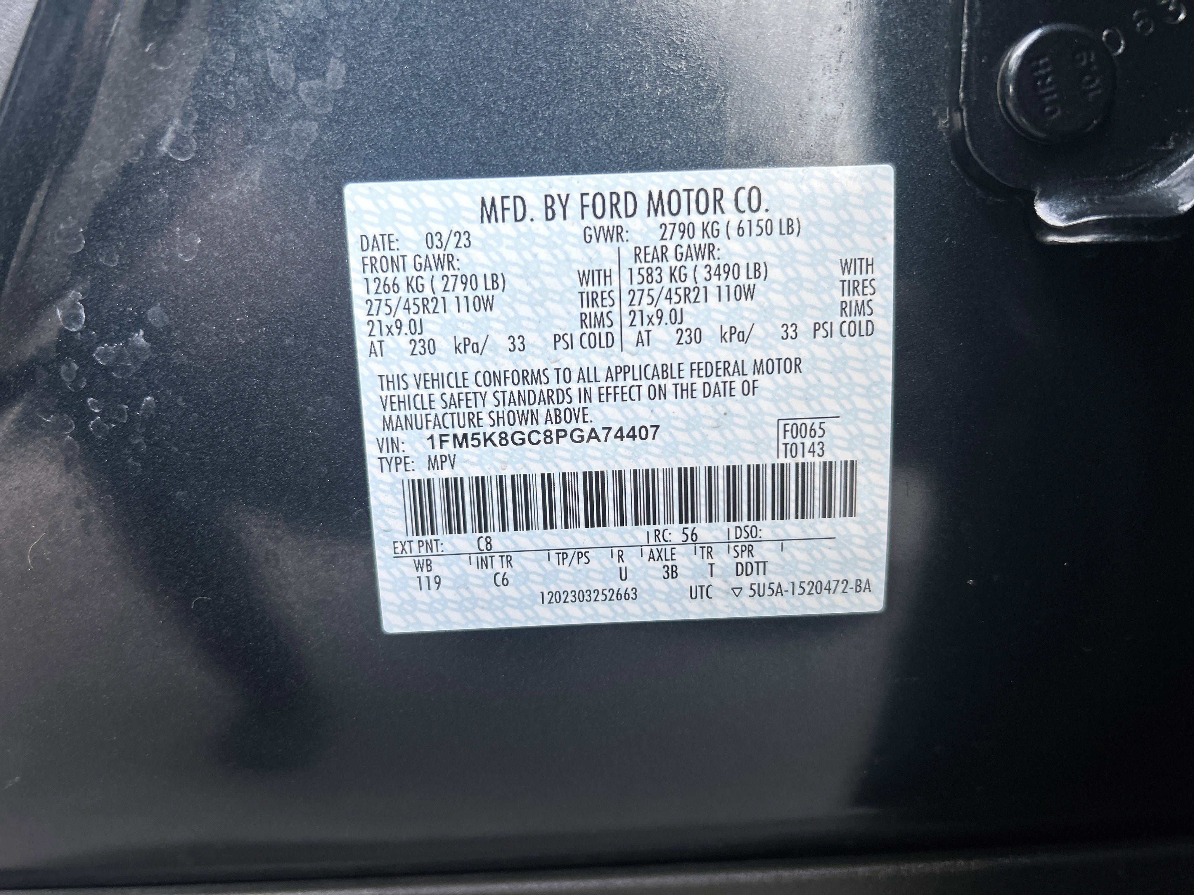 Certified 2023 Ford Explorer ST w/ Equipment Group 401A image 35