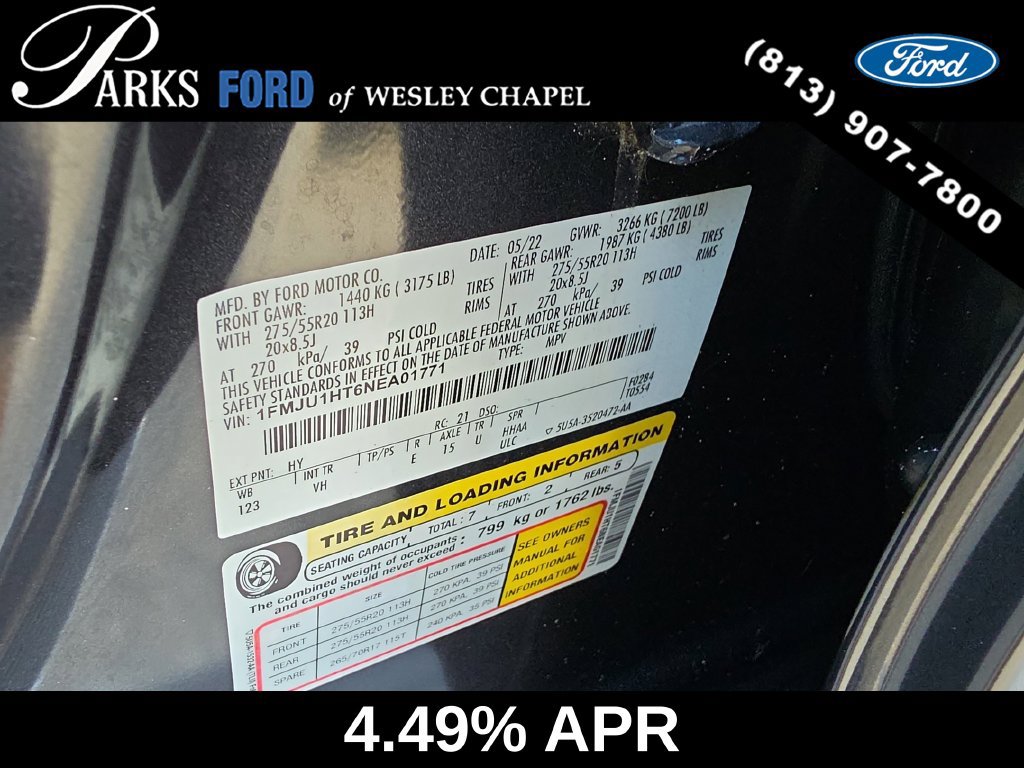 Certified 2022 Ford Expedition XLT RWD image 36