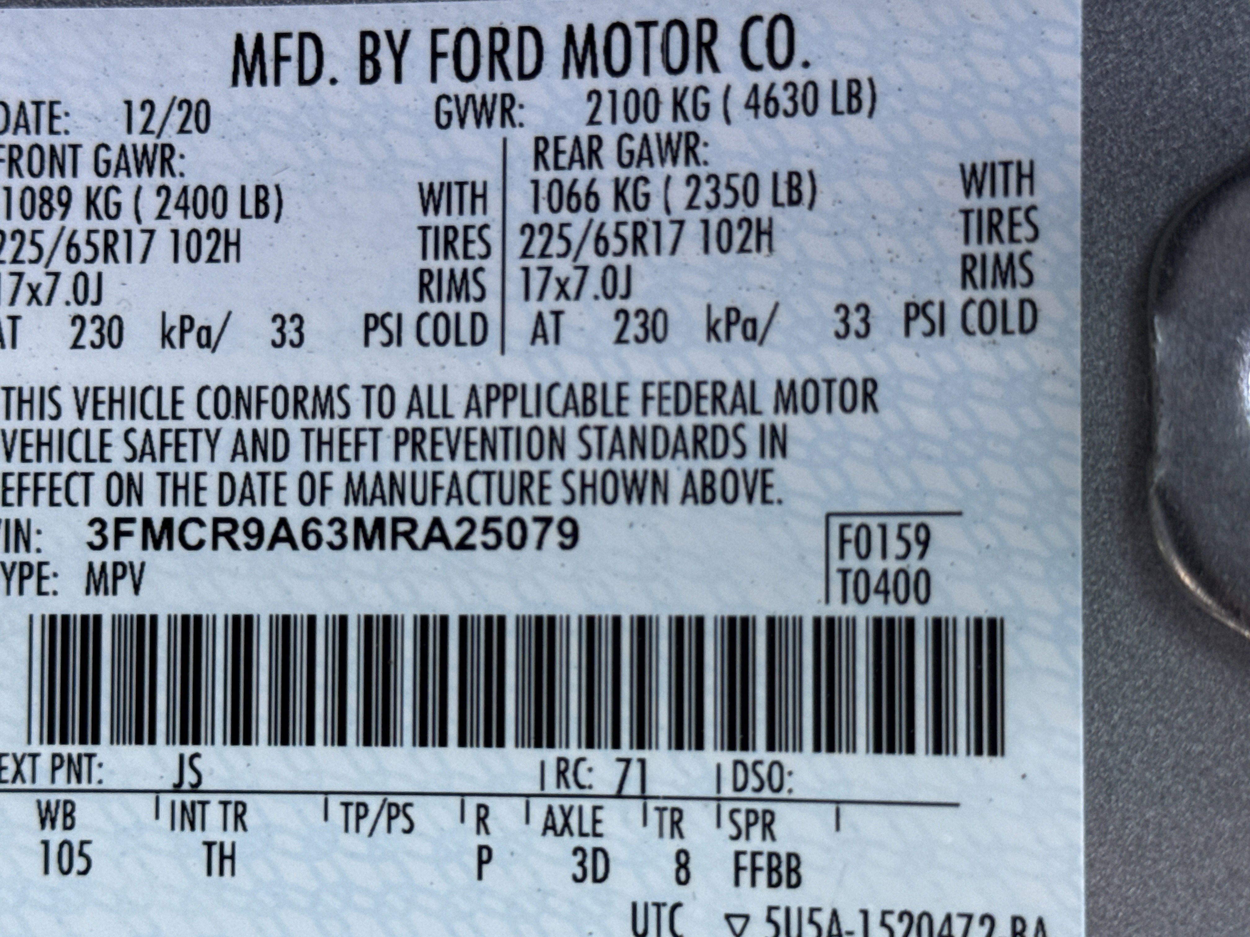 Certified 2021 Ford Bronco Sport AWD/4WD image 30