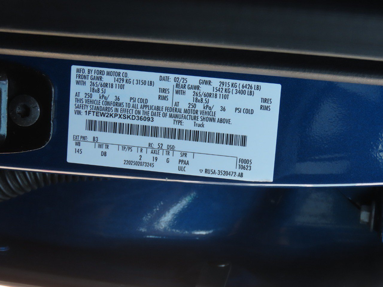 Certified 2025 Ford F150 STX RWD image 31