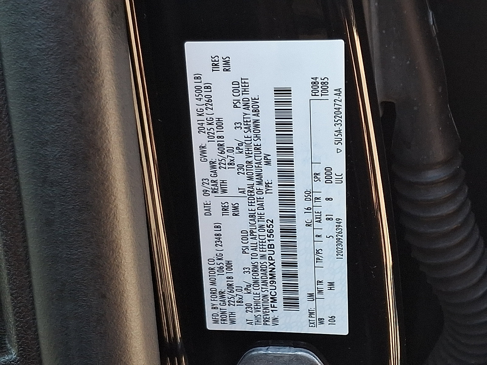 Certified 2023 Ford Escape ST-Line w/ Tech Pack #1 AWD/4WD image 29