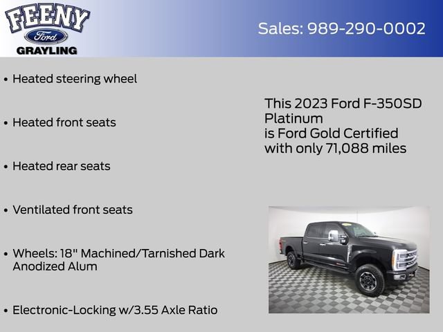 Certified 2023 Ford F350 Platinum w/ Tremor Off-Road Package AWD/4WD image 20