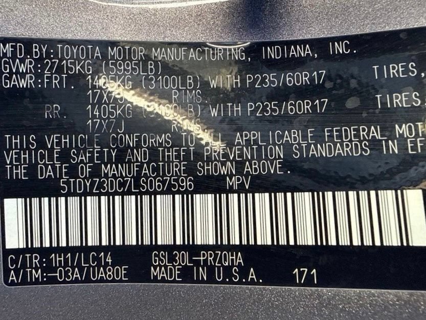 Used 2020 Toyota Sienna XLE FWD image 31