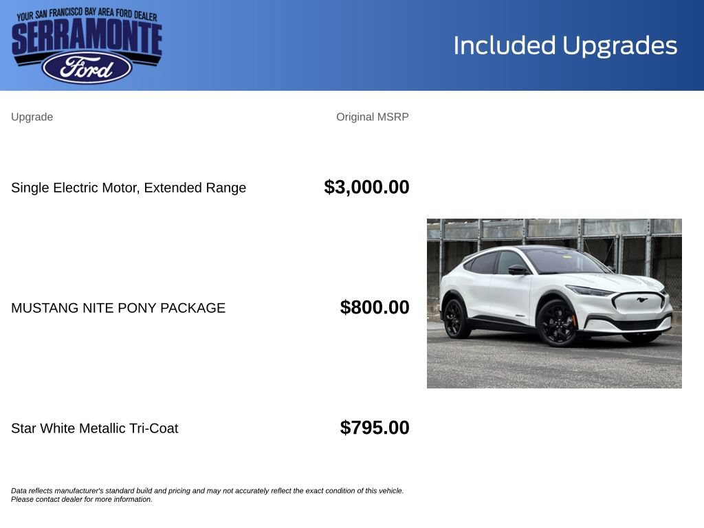 Certified 2023 Ford Mustang Mach-E Premium w/ Mustang Nite Pony Package RWD image 27