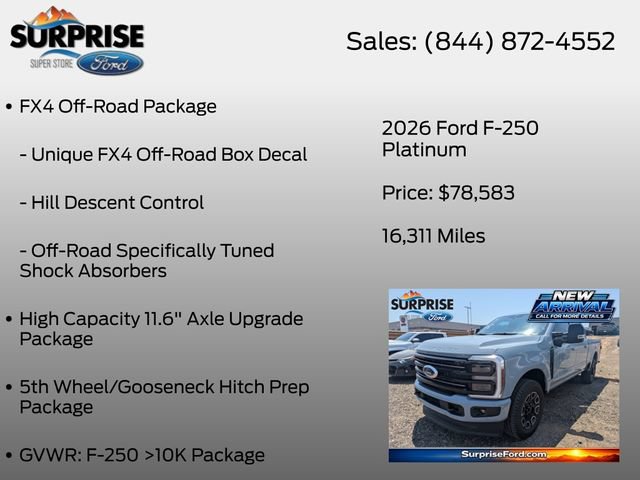 Certified 2026 Ford F250 Platinum AWD/4WD image 7